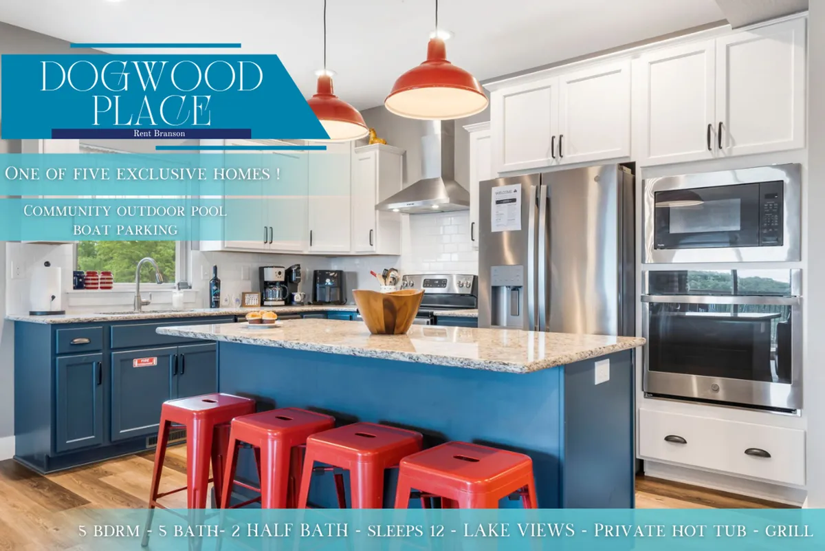 A bright interior kitchen scene featuring a central island with red bar stools, a granite countertop, and modern appliances. The open space allows for gathering around the island, making it ideal for meal prep and socializing. The cheerful, communal atmosphere is reinforced by the inviting layout and colorful seating.